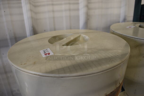 3 Poly Pastry Filler Hoppers for Edhard Machine. 1 w/o Lid. 9x9x13. 3 Times Your Bid! - Image 6 of 11