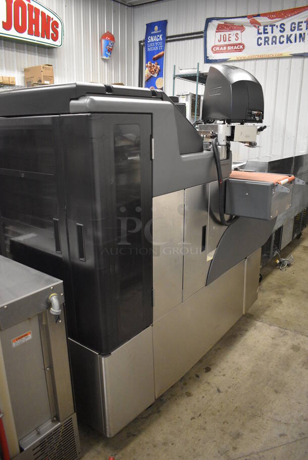 FANTASTIC! Hobart Model AWS Metal Commercial Floor Style Wrapping Station w/ Hobart Model EPCP Touch Screen and Label Printer on Commercial Casters. 120/208-240 Volts, 1 Phase. 79x49x66 - Image 10 of 10