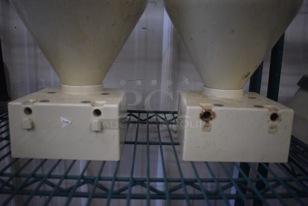 3 Poly Pastry Filler Hoppers for Edhard Machine. 1 w/o Lid. 9x9x13. 3 Times Your Bid! - Image 11 of 11