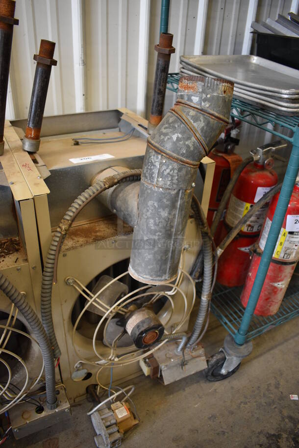 NICE! Transcon Model FX 50AC0111 Metal Commercial Natural Gas Powered Forced Air Heater. 405,000 BTU. 17x26x42 - Image 2 of 5