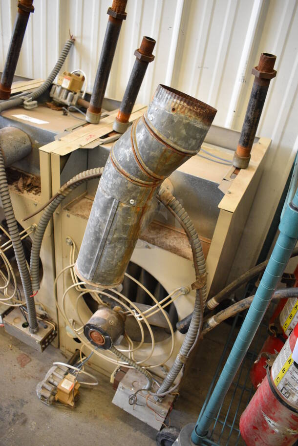 NICE! Transcon Model FX 50AC0111 Metal Commercial Natural Gas Powered Forced Air Heater. 405,000 BTU. 17x26x42 - Image 3 of 5