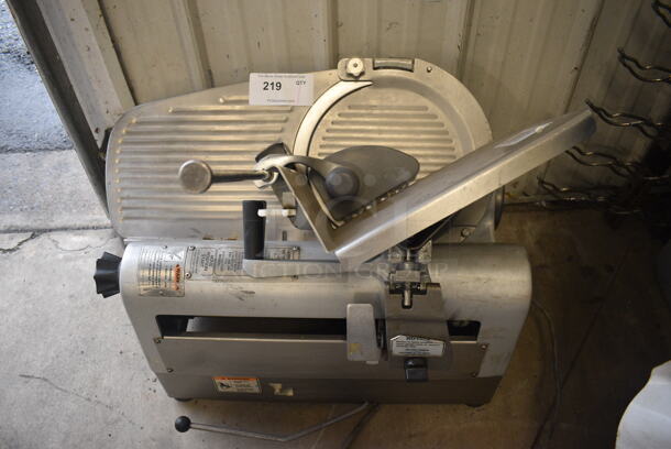 FANTASTIC! Hobart Model 1912 Stainless Steel Commercial Countertop Meat Slicer. 32x21x25. Tested and Working!