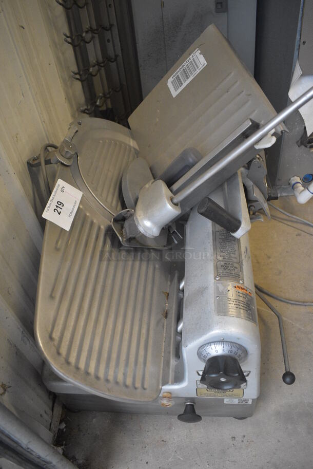 FANTASTIC! Hobart Model 1912 Stainless Steel Commercial Countertop Meat Slicer. 32x21x25. Tested and Working! - Image 4 of 7