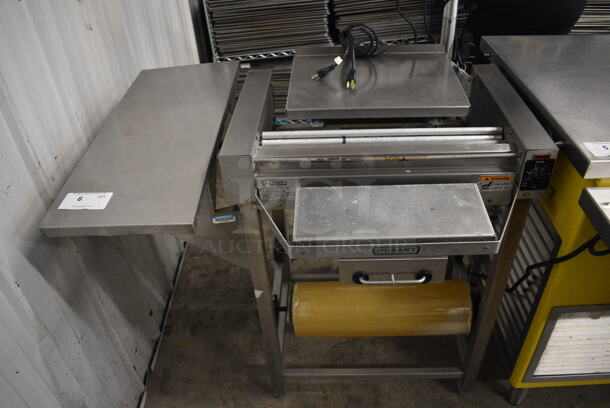 SWEET! Hobart Model HWS-4 Stainless Steel Commercial Floor Style Heat Seal Shrink Wrapping Station w/ Hobart Model EPCP Monitor and Label Printer. 120 Volts, 1 Phase. 46x40x60. Tested and Working! - Image 2 of 7