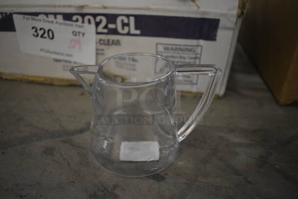 24 BRAND NEW IN BOX! Clear Poly Cream Pitchers. 4.5x3x3. 24 Times Your Bid! - Image 1 of 3