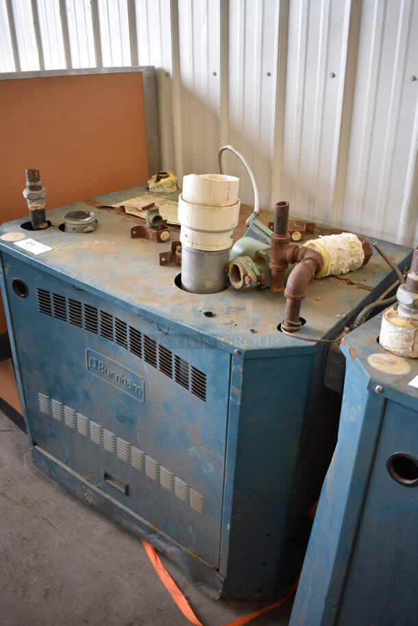 Burnham Blue Metal Revolution Gas Boiler. 40x29x43 - Image 2 of 7