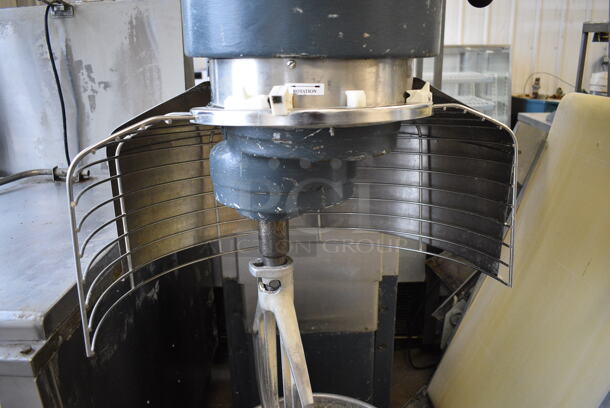 FANTASTIC! Hobart Model V-1401 Metal Commercial Floor Style 140 Quart Planetary Mixer w/ Bowl Guard, Bowl Adaptor, Stainless Steel Mixing Bowl and Paddle Attachment. Bowl and Attachment Are 40 Quart. 200 Volts, 3 Phase. 30x45x71 - Image 8 of 12