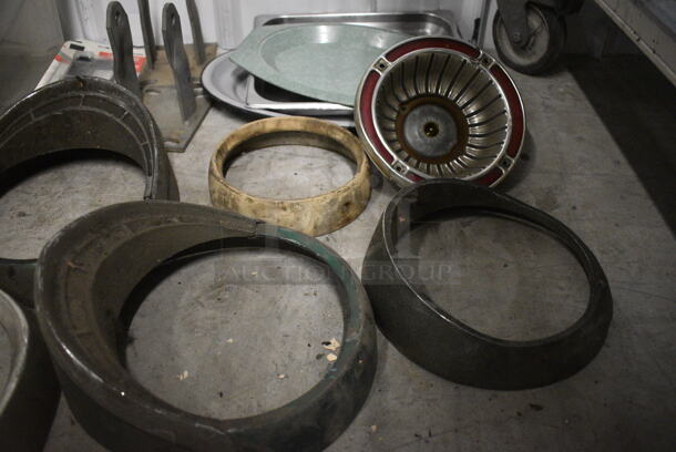 ALL ONE MONEY! Lot of Various Items Including Metal Pieces in Clear Poly Bin! - Image 3 of 6