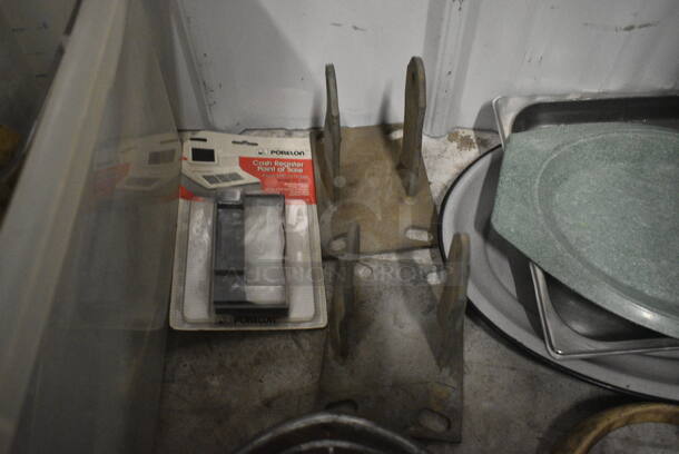 ALL ONE MONEY! Lot of Various Items Including Metal Pieces in Clear Poly Bin! - Image 5 of 6
