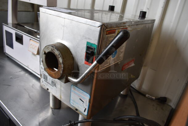 NICE! Torrey Model M-22 RW Stainless Steel Commercial Countertop Meat Grinder Base. 115 Volts, 1 Phase. 12x20x18. Tested and Working! - Image 6 of 6