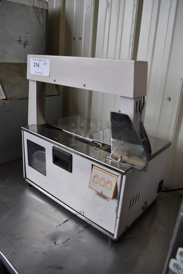 Metal Countertop Tape Dispenser / Box Sealer. 20x12x19. Cannot Test Due To Missing Power Cord - Image 2 of 6
