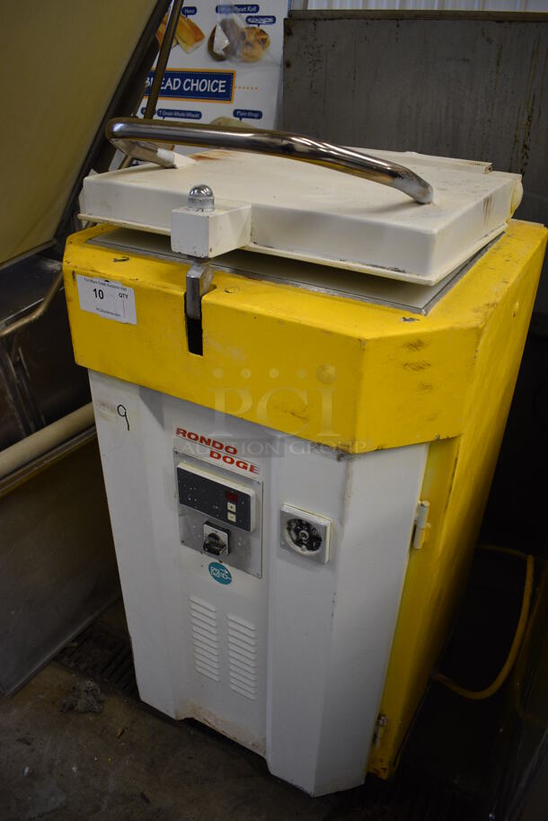 FANTASTIC! Rondo Doge Model FCDISA-RA Metal Commercial Floor Style Dough Press. 220 Volts, 3 Phase. 26x26x50 - Image 2 of 8