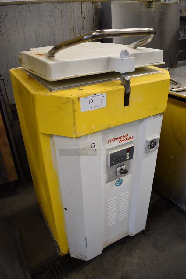 FANTASTIC! Rondo Doge Model FCDISA-RA Metal Commercial Floor Style Dough Press. 220 Volts, 3 Phase. 26x26x50 - Image 6 of 8