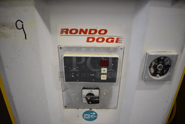 FANTASTIC! Rondo Doge Model FCDISA-RA Metal Commercial Floor Style Dough Press. 220 Volts, 3 Phase. 26x26x50 - Image 7 of 8