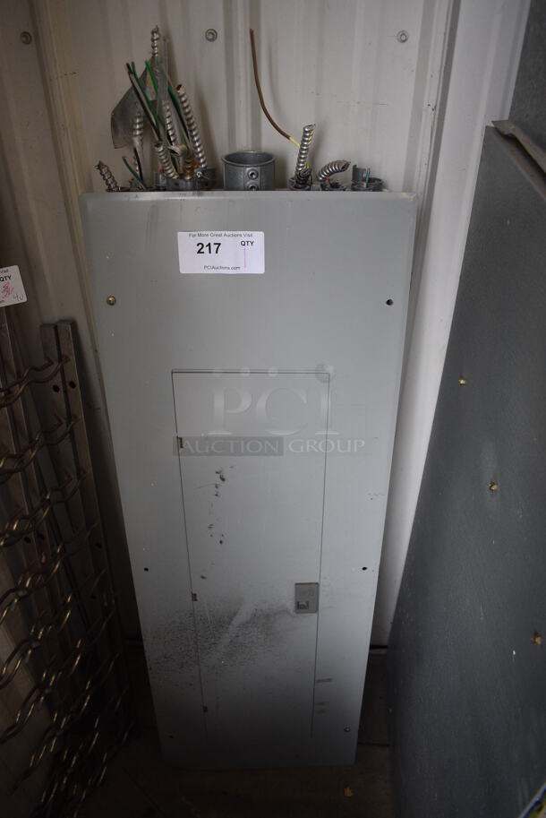 GE PowerMark Plus Load Center Type 1 Indoor Metal Breaker Box w/ 21 Switches. 15.5x4x45 - Image 1 of 6