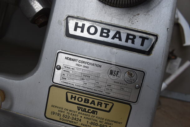 FANTASTIC! Hobart Model 1912 Stainless Steel Commercial Countertop Meat Slicer. 32x21x25. Tested and Working! - Image 5 of 7