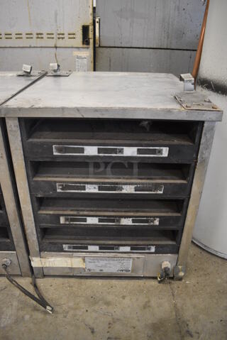 Frymaster Model UHCP4TP Metal Commercial Holding Cabinet. 208-240 Volts, 1 Phase. 22x25.5x25.5