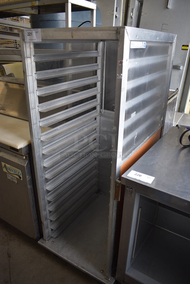 Metal Commercial Pan Transport Rack on Commercial Casters. 23x29.5x57.5 - Image 2 of 4