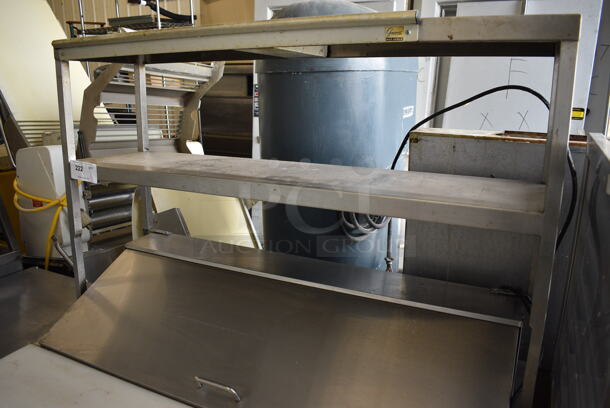 SWEET! Avantco Model 178SCL2 Stainless Steel Commercial Sandwich Salad Prep Table w/ Overshelf and Cutting Board on Commercial Casters. 115 Volts, 1 Phase. 47x31x66. Tested and Powers On But Does Not Get Cold - Image 3 of 7