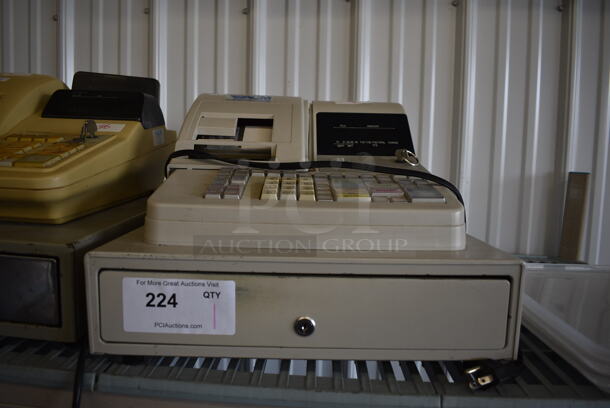 Casio Model CE-3700 Metal Electronic Countertop Cash Register. 16x18x11 - Image 1 of 4