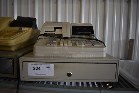 Casio Model CE-3700 Metal Electronic Countertop Cash Register. 16x18x11