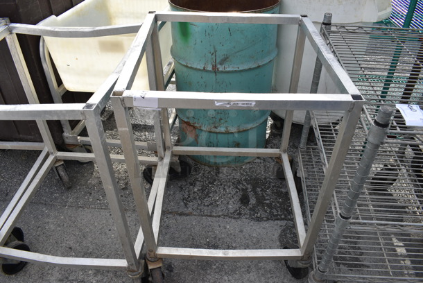 Metal Commercial Transport Rack on Commercial Casters. 20.5x20.5x30 - Image 1 of 3