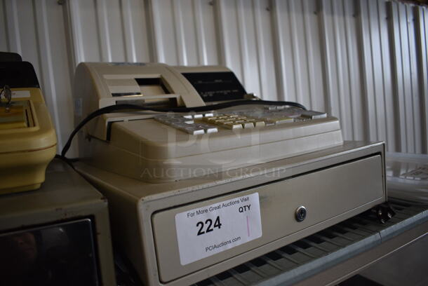 Casio Model CE-3700 Metal Electronic Countertop Cash Register. 16x18x11 - Image 2 of 4