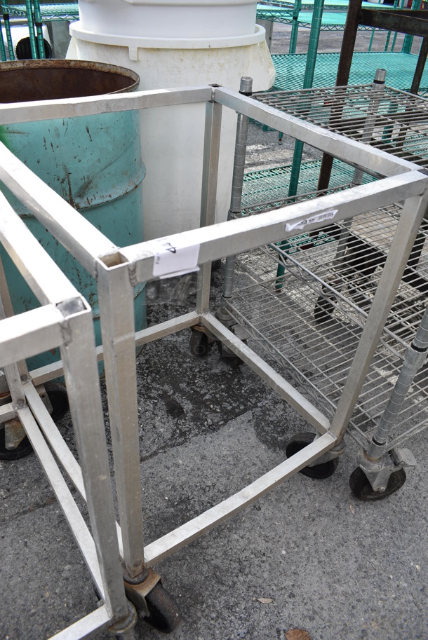 Metal Commercial Transport Rack on Commercial Casters. 20.5x20.5x30 - Image 2 of 3