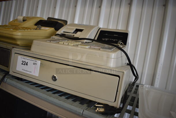 Casio Model CE-3700 Metal Electronic Countertop Cash Register. 16x18x11 - Image 3 of 4