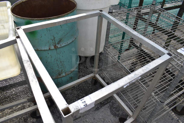 Metal Commercial Transport Rack on Commercial Casters. 20.5x20.5x30 - Image 3 of 3
