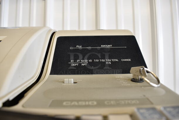 Casio Model CE-3700 Metal Electronic Countertop Cash Register. 16x18x11 - Image 4 of 4