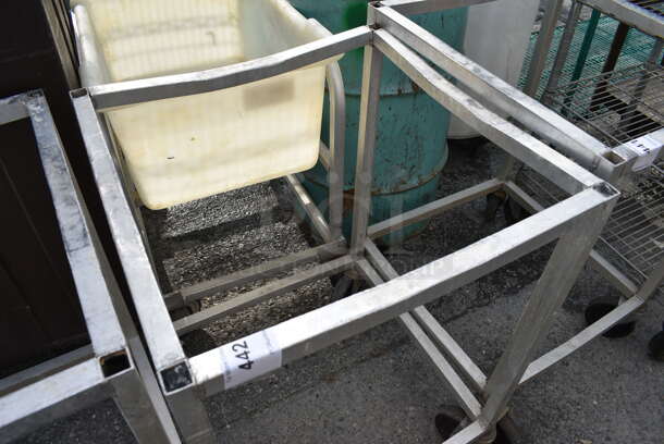 Metal Commercial Transport Rack on Commercial Casters. 20.5x20.5x30 - Image 2 of 3