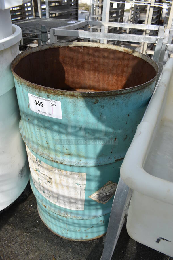 Metal Trash Can. 18.5x18.5x29.5 - Image 2 of 4