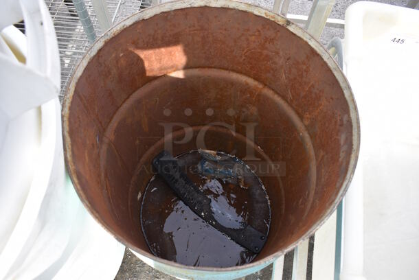 Metal Trash Can. 18.5x18.5x29.5 - Image 3 of 4