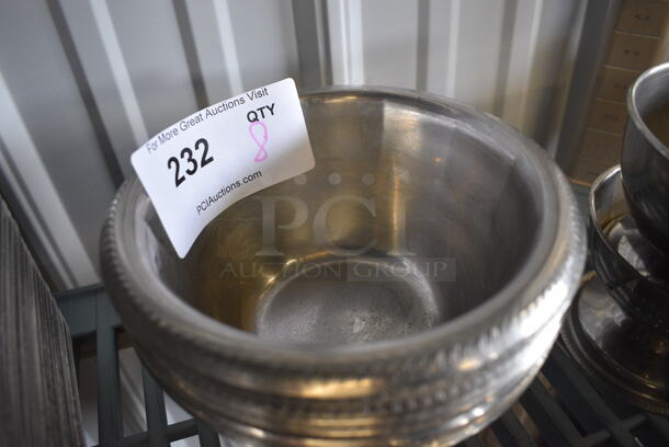 8 Metal Bowls. 7.5x7.5x3.5. 8 Times Your Bid! - Image 3 of 3