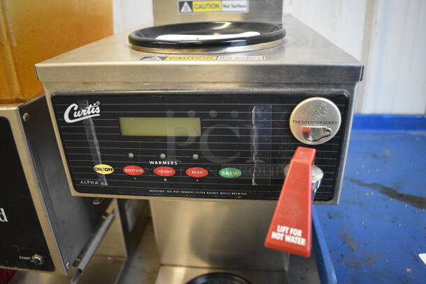 NICE! Curtis Model ALP3GT12A000 Stainless Steel Commercial Countertop 3 Burner Coffee Machine w/ Hot Water Dispenser. 120 Volts, 1 Phase. 9x19x20 - Image 6 of 6