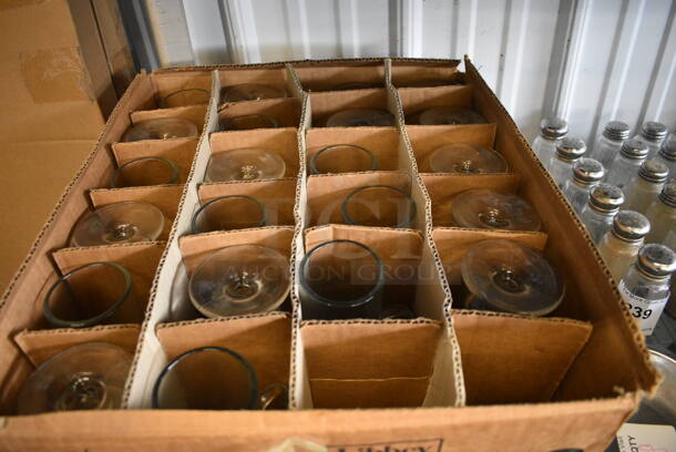 22 BRAND NEW IN BOX! Glass Footed Mugs. 3.5x3x6.5. 22 Times Your Bid! - Image 3 of 3