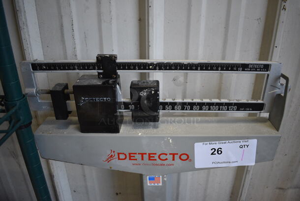 Detecto Gray Metal Countertop Scale. 17x21x27 - Image 3 of 4