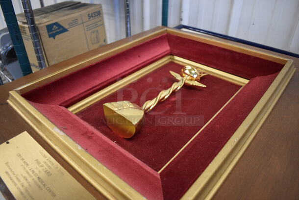 3 Various Framed Items; Trophy and 2 Pictures. Includes 25x1x37. 3 Times Your Bid! - Image 2 of 4