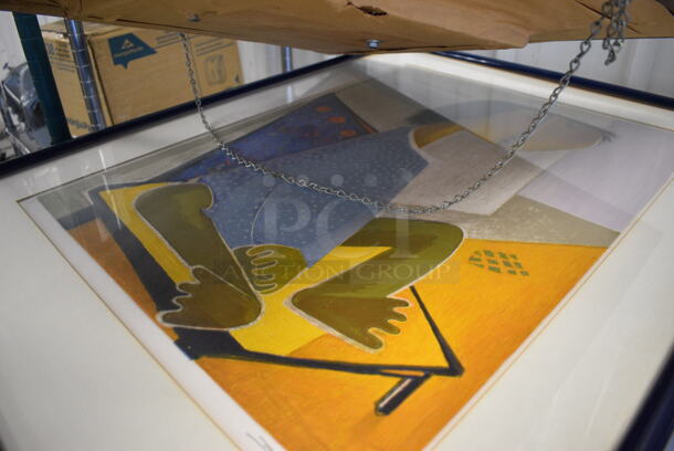 3 Various Framed Items; Trophy and 2 Pictures. Includes 25x1x37. 3 Times Your Bid! - Image 3 of 4