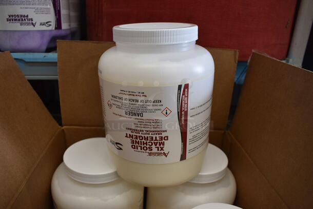 4 Avance XL Solid Machine Detergent Jars. 6x6x8. 4 Times Your Bid! - Image 2 of 2
