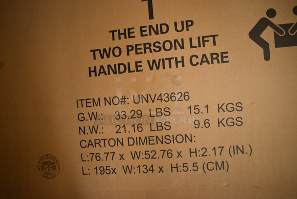 2 BRAND NEW IN BOX! Universal Dry Erase Boards. 72x1x48. 2 Times Your Bid! - Image 2 of 4