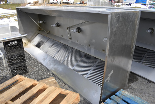 FANTASTIC! 11.5' Greasemaster Model 5430 GSN-2 Stainless Steel Commercial Grease Hood w/ Filters and Make Up Air Vent. 138x30x54 - Image 7 of 12
