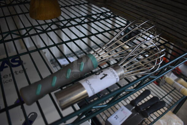 2 Metal Whisks. 8", 12". 2 Times Your Bid! - Image 2 of 2