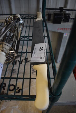 Stainless Steel Double Handled Dough Cutter. 25"