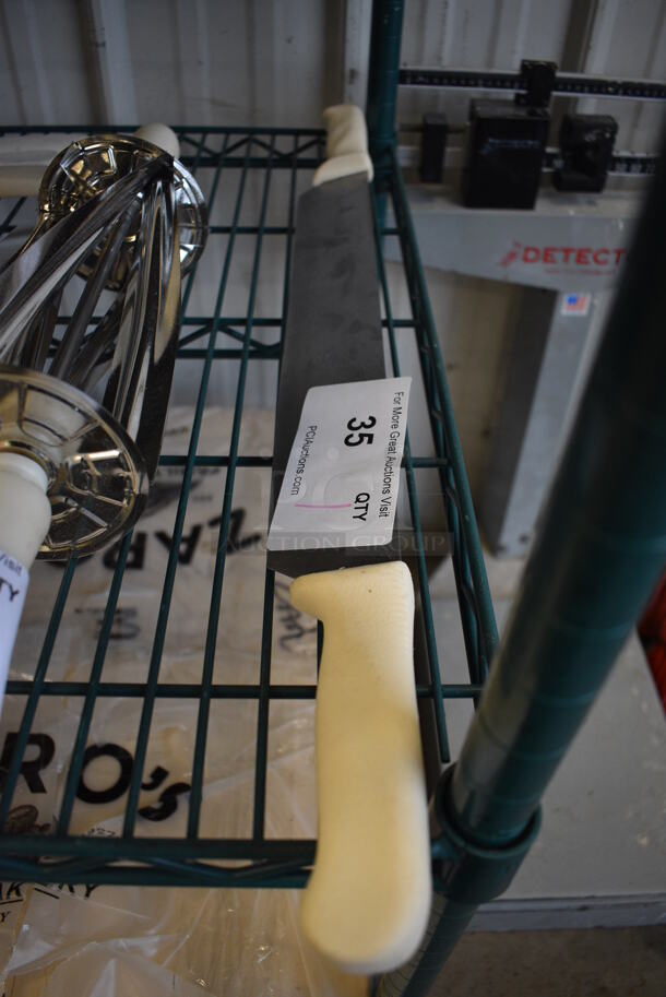Stainless Steel Double Handled Dough Cutter. 25" - Image 3 of 3