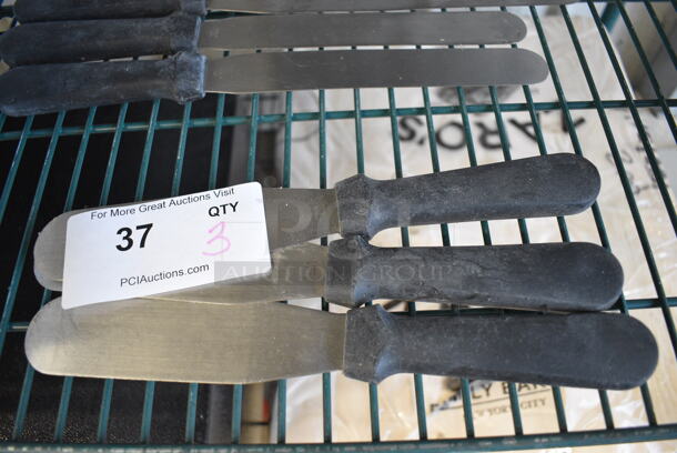 3 Stainless Steel Spreaders. 11". 3 Times Your Bid! - Image 1 of 2