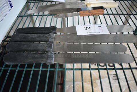 4 Stainless Steel Spreaders. Includes 15". 4 Times Your Bid!