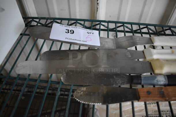 5 Various Stainless Steel Spreaders. Includes 13". 5 Times Your Bid! - Image 3 of 3