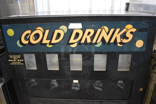 NICE! Metal Commercial Cold Drink Beverage Vending Machine. 31x28x43. Tested and Working! - Image 4 of 5
